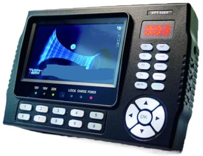 nmbhus Récepteur TV DVB-S/S2 De 4.3 Pouces, Détecteur De Satellite Portable Multifonctionnel HD, Moniteur MPGE4