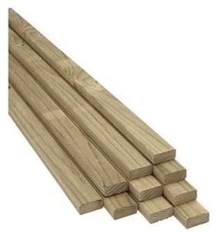 Treated Timber Battens 25mm x 50mm (2x1 inch) - 1.5 Metre (5)