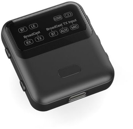 eppfun Récepteur Bluetooth 5.4, Le Audio/APTX-Adaptive Adaptateur Bluetooth pour Chaine Hi-FI, Audio Receiver avec Jack 3.5mm Aux pour Enceinte Home