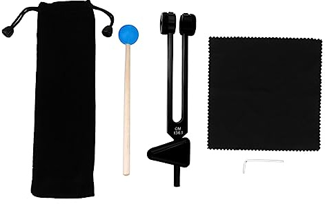 Yardwe Horquillas Giratorias Curativas De Aluminio Para Aliviar El Estrés Instrumento De Yoga Diseño y Grabable Personaje Bolsa De Incluida