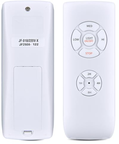 Snrigw Telecomando di ricambio per ventilatore da soffitto universale, 3 in 1