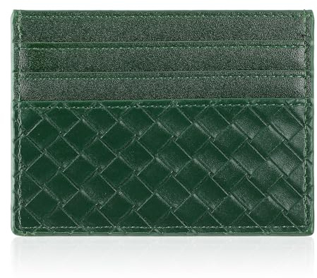 HJZHII Credit Card Holder Wallet, Slim Minimalist Wallet