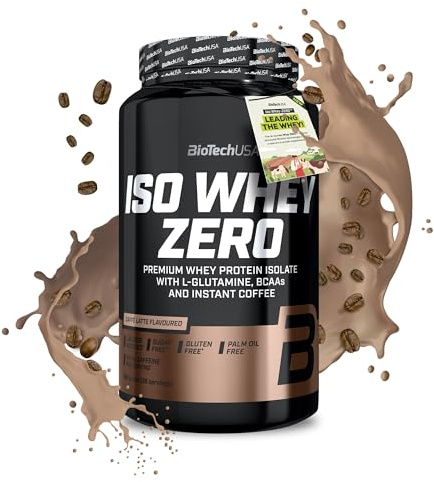 BioTechUSA Iso Whey Zero | Aislado de suero de leche | con BCAA y glutamina