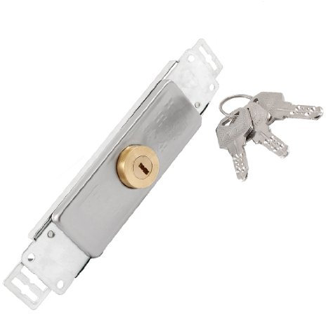 Aexit Computer Serrure de volet roulant serrure de porte en métal argenté pour une utilisation en entrepôt 950K562