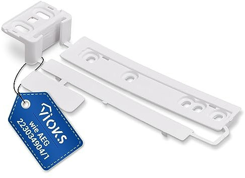 Kit di montaggio porta di ricambio per AEG 223034904/1 Cerniera di traino Guida scorrevole Cerniera porta di traino Kit di montaggio per frigorifero congelatore