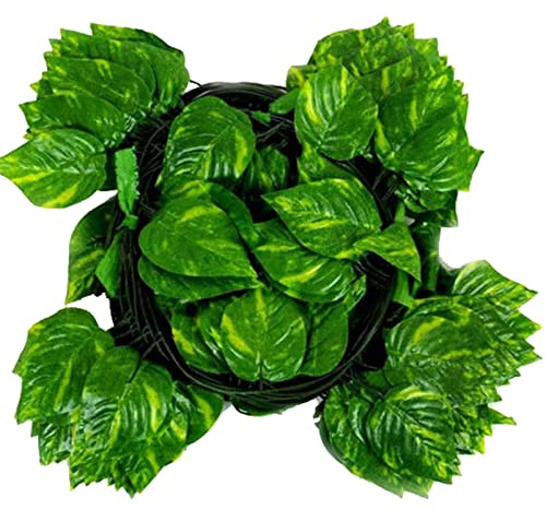 QIAOH Lierre Artificiel Fausse Plante 36 Pack, Lierre Plante Artificielle Guirlande Vigne De DéCo ExtéRieure pour Decoration Chambre, CéLéBration, Mariage, Cuisine, Jardin, Bureau