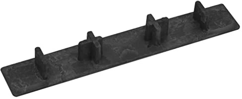 INLIFE 149003 - Tapones para tablones de terraza (plástico, 0,24 kg, 10 unidades), color negro