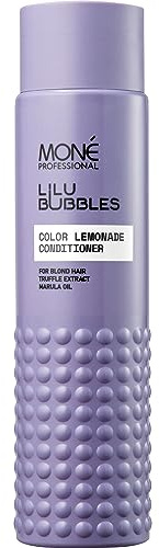 MONÉ PROFESSIONAL Après-Shampooing pour Cheveux Blond et Décolorés - Soin Cheveux Secs et Abîmés - Protège et Restaure la couleur - 300 ml (non violet)