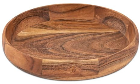 Amago home Holzschale Deko Schale Obstschale Holz ø30cm lebensmittelecht Akazie massiv