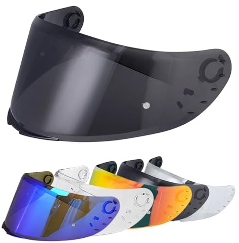 VCOROS Visiere Casque pour MT V-14 Rapide Targo Blade 2 | Visière de Casque de Protection Contre Le Vent Moto,Casques de Moto Accessoires