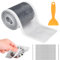 Tapvai 70mm x10m Filtro Desague Ducha,Atrapa Pelos Ducha Autoadhesivo,Filtro de Ducha,con espátula de plástico,para Cocina,Baño,Bañera,Balcón