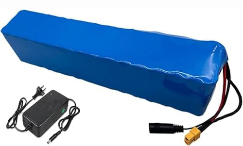 Batteria Per Bicicletta Elettrica 60V 20Ah 16S3P Batteria Ricaricabile Al Litio Pacco Batteria Include Caricabatterie Abbinato Compatibile Con Motori Da 200-1000 W 60V 20Ah,XT30+JST