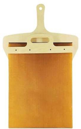 Pala for pizza scorrevole con manico in legno pieghevole, utensili da cucina for la cottura del pane(55x30cm A)