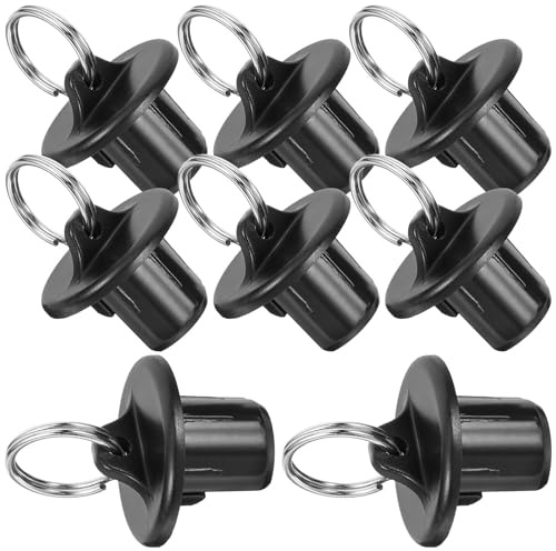Hemobllo Kit de Tendeurs Élastiques pour Fixation et Protection des Cordes de Rideaux 8pcs pour Store Enrouleur Embouts en Plastique Noir Intérieur et Extérieur