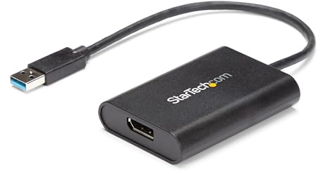 StarTech.com USB 3.0 to DisplayPort Adapter, USB DP Monitor Converter for Windows, 4K, TAA (no support for macOS/ChromeOS/Linux)