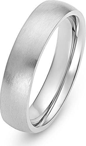 FAVS Herren-Herrenring Edelstahl 58, Silber 32012727