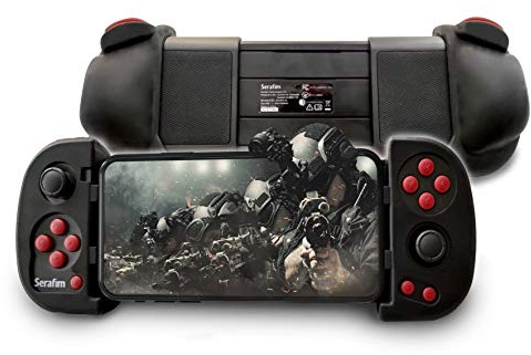Serafim S1 Bluetooth Mobile game controller, joystick, gamepad with Macro, Turbo, Button Mapping for Nintendo Switch, PC, Android, Steam, Bluestacks, Epic games, Nox, Stadia, Windows and Geforce NOW