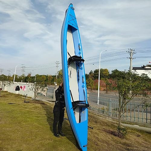 Generic Inflatable Drop Stitch PVC 3 Chamber White Water River Raft Kayak Canoe
