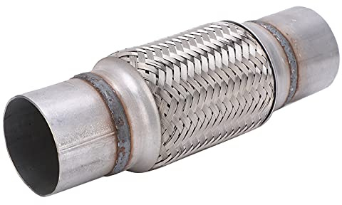 flexrohr 60mm halterung,Auspuff Flexrohr,Flexrohr Auspuff Auspuffrohr 2,5 X 10 Zoll Auspuff Flexrohr Edelstahl Gewelltes Flexibles Verbindungsrohr Für Pkw-Lkw