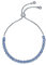 Ted Baker Melrah Icon Crystal Adjustable Tennis Bracelet For Women (Silver/Light Sapphire Crystal)