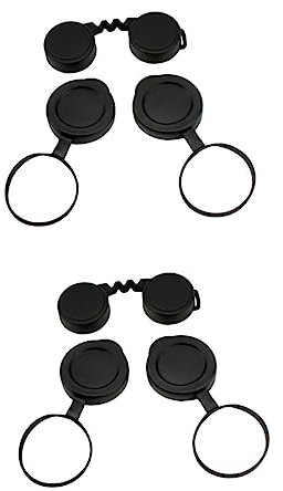 Hemobllo 2sets Travel Binoculars Objective Lens Cap Lens Cap Replacement Protective Cover for Binocular Rain Guard Scope Accessory Easy to Install Rubber