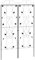 Outsunny Set of 2 Garden Trellis, Metal Trellis for Climbing Plants Support Frames, 50 x 181cm, Leaf Design