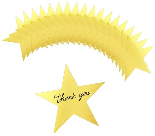 Große Goldene Sternausschnitte,Schillernde Sterne Ausschnitte,48stk Glitzernde Stern-Ausschnitte,Goldener Stern 16cm,Star Cutouts,Stück Stern Und Mond Konfetti,Papier Stern Dekoration,Papierstern