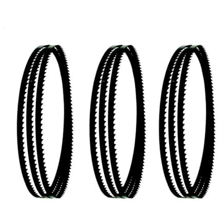 3 pièces SK5 lames de scie à ruban 2240mm * 6.35mm * 0.35mm 6TPI outils de travail du bois accessoires coupe du bois 88