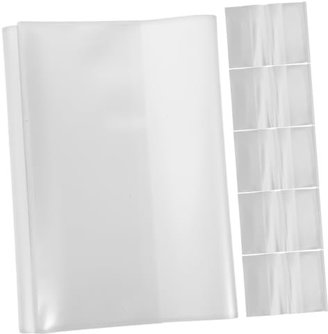 Lurrose 30stücke Transparente Buchhüllen Und Anpassbar Für Schulbücher Und Notizbücher Verstärkt Schutz Von Lehrmaterialien Und Heften