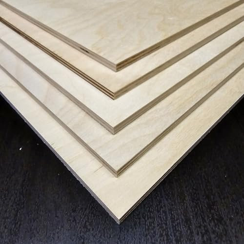 AtHaus® Multiplex 6mm | Sperrholz Zuschnitt | Birkensperrholz für DIY-Projekte, Basteln, Modellbau & kreative Holzarbeiten | Holz Platten | In individuellen Größen erhältlich: 20x10 cm