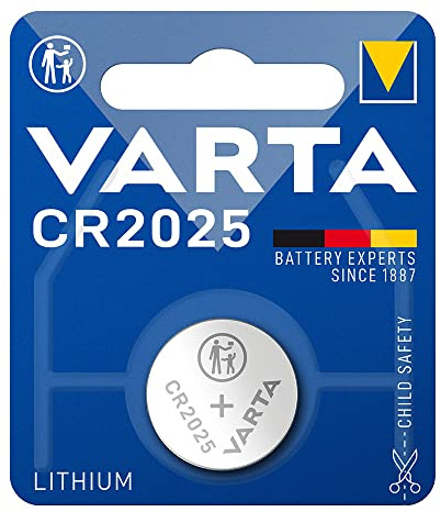 Pile au Lithium 3 V CR2025 Ø20,0 x 2,5 mm - Idéale pour Montres, clés de Voiture et Petits appareils.