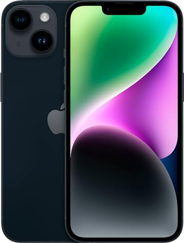 Apple iPhone 14, 128GB, Midnight for Cricket Wireless (Renewed)