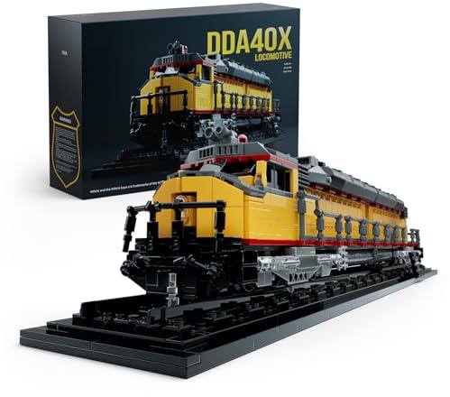 Nifeliz DDA40X Train Sets de Jeux de Construction pour Adultes, Maquette de Locomotive Diesel à Vapeur, Cadeau pour Hommes et Femmes (1603 pièces, NF10296)