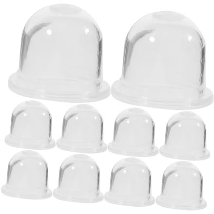 YARNOW 10 Pezzi Coppe per Olio in Plastica Resistenti e Robuste per Carburatore, Adatte a Decespugliatori e Motoseghe, Accessorio per Giardino