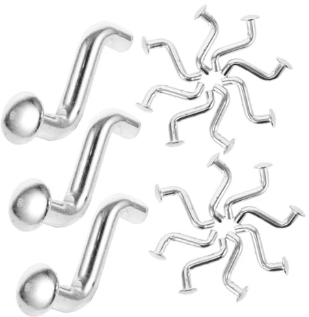 Cabilock 50 Pasadores De Seguridad Tipo j Perno De 7 Mm Para Estanterías De Palés, Clips Metálicos De Alta Resistencia Para Almacenamiento Industrial, Accesorios Seguros Para Estantes Almacenes