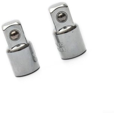 Eawfgtuw Juego de adaptadores de llave de vaso, equipo de taller, herramienta mecánica, 1/4 pulgadas, 3/8 pulgadas, 1/2 pulgadas hembra a macho, convertidor de llave reductora, barra de extensión