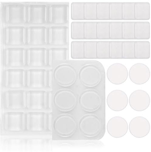 54pcs Silicone Cabinet Door Bumpers for Quiet Closing