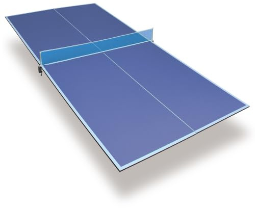 Klappbare Tischtennisplatte, platzsparender Tischtennistisch, wetterfeste Mini Tischtennisplatte, faltbar für Outdoor & Indoor, kleine mit Standfuß