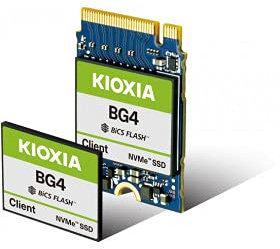KIOXIA BG4 256GB SSD Internal NVMe PCIe M.2 22330 M.2 NVMe PCIe 3.0 x4 Bulk KBG40ZNS256G