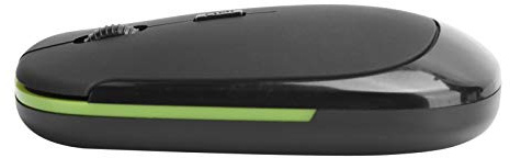 Bewinner Mini Ratón Óptico con USB Receptor para Laptop y Computadoras, 1600dpi Mini Gaming Ratón Silencioso de Diseño Ergonómico para PC, 5 Colores Opcionales Ratón Universal (Negro)
