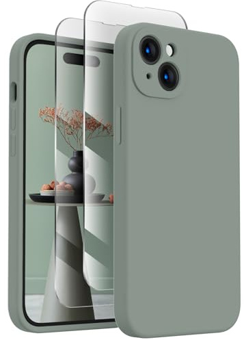 FireNova Designed for iPhone 15 Case, 6.1, Calke Green