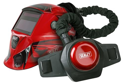 Sealey Welding Helmet with TH2 Powered Air Purifying Respirator (PAPR) Auto Darkening - PWH617
