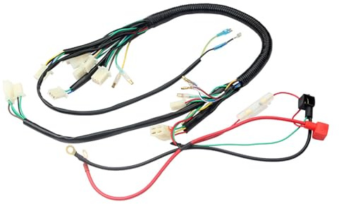 Domasvmd Faisceau de câblage électrique complet CDI Stators 6 bobines pour moto ATV 50cc 70cc 90cc 110cc 125cc accessoire moto