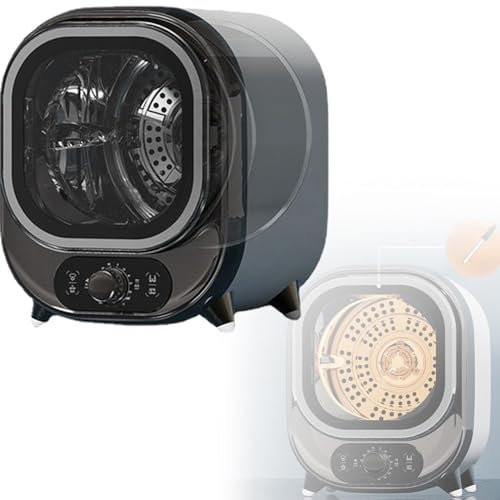 XNXYSMKJ Small Tumble Dryer, 5KG Ventilated, Mini Spin Dryer (D 110V)