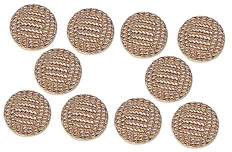 Tofficu 20stücke Pack Metallknöpfe Für Nähen Ersatzknöpfe Aus Legierung Schlichte Mantelknöpfe Für Kleidung Schuhe Röcke Und Diy-projekte