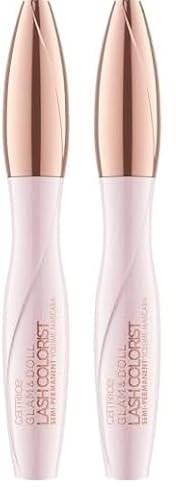 Catrice Glam & Doll Lash Colorist Semi-Permanent Volume Mascara 010 Ultra Black (Packung mit 2)