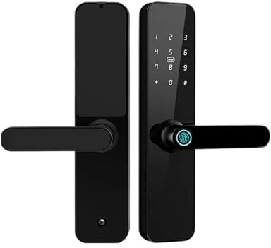 VEKELETE Tuya Wifi Digital Fingerprint Eletric Door Lock Zigbee Ttlock Remote Unlocking Wifi Smart Door Lock(F7-4085,ZIGBEE version)