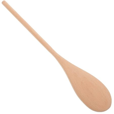 Gatuida 24piezas Cucharas De Madera Sin Acabado Para Cocinar y Cucharas De Mango Para Cocina y Manualidades