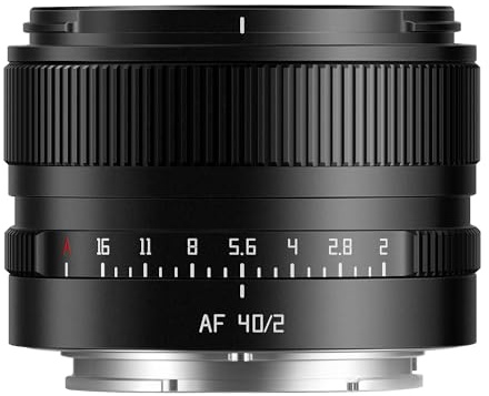 TTARTISAN AF 40mm F2 Obiettivo Full Frame Messa a fuoco automatica leggero Walk-around Lens (per Sony E)