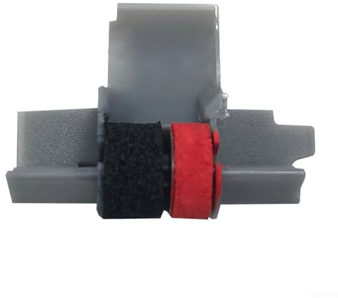 LatoYard For IR-40T, IR50, 515056, 2650TB, CX120, HR100TM, Sanyo CX5322DP/CX5512/CY2054P, Seiko M42T, P42T-11, Citizen CX123/CX120, FR/HR Series Calculator Ink Roller, 6-Pack, Black and Red